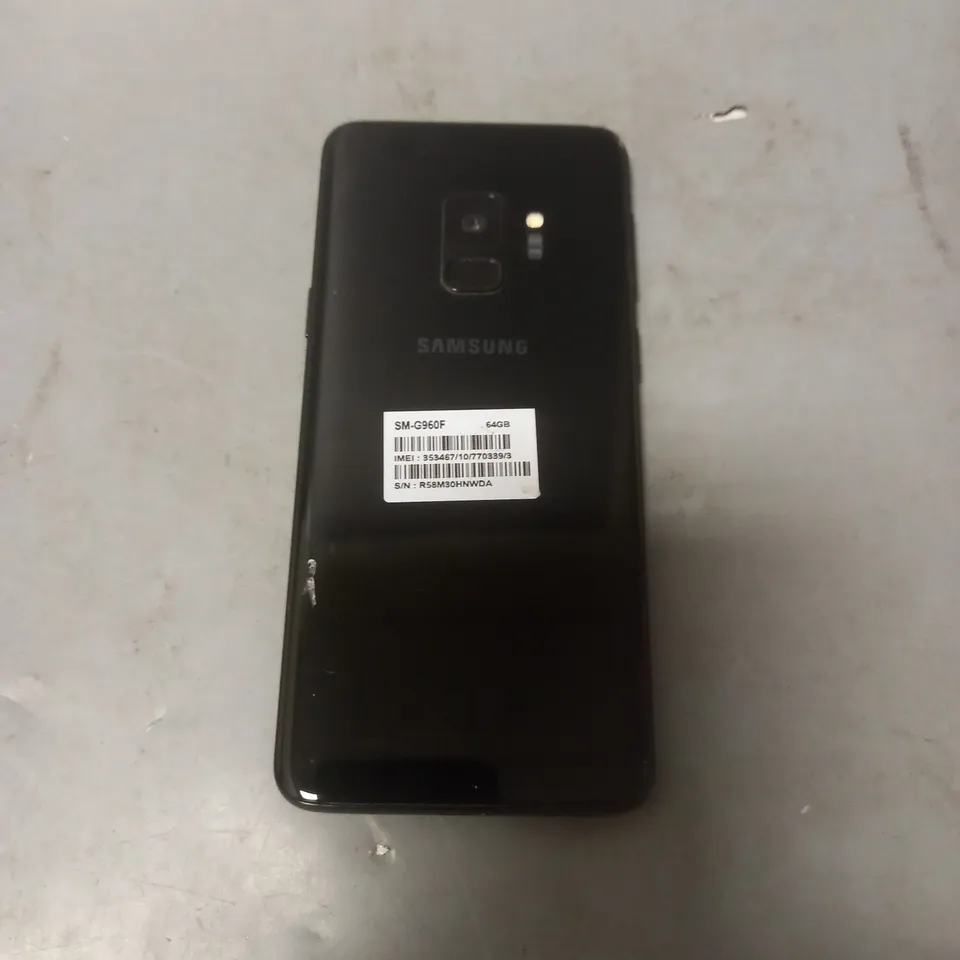 SAMSUNG GALAXY S9 (SM-G960F) IN BLACK