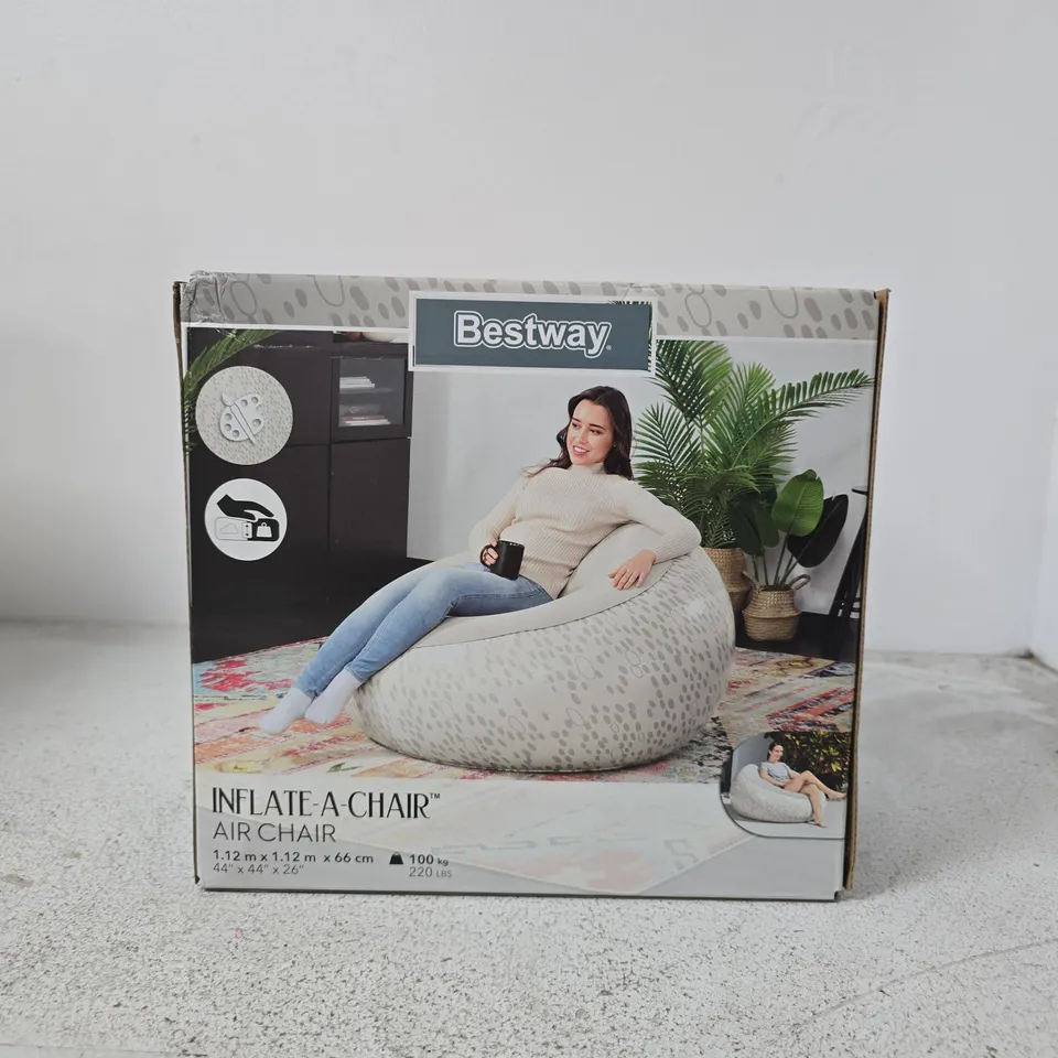BESTWAY INFLATE-A-CHAIR AIR CHAIR 
