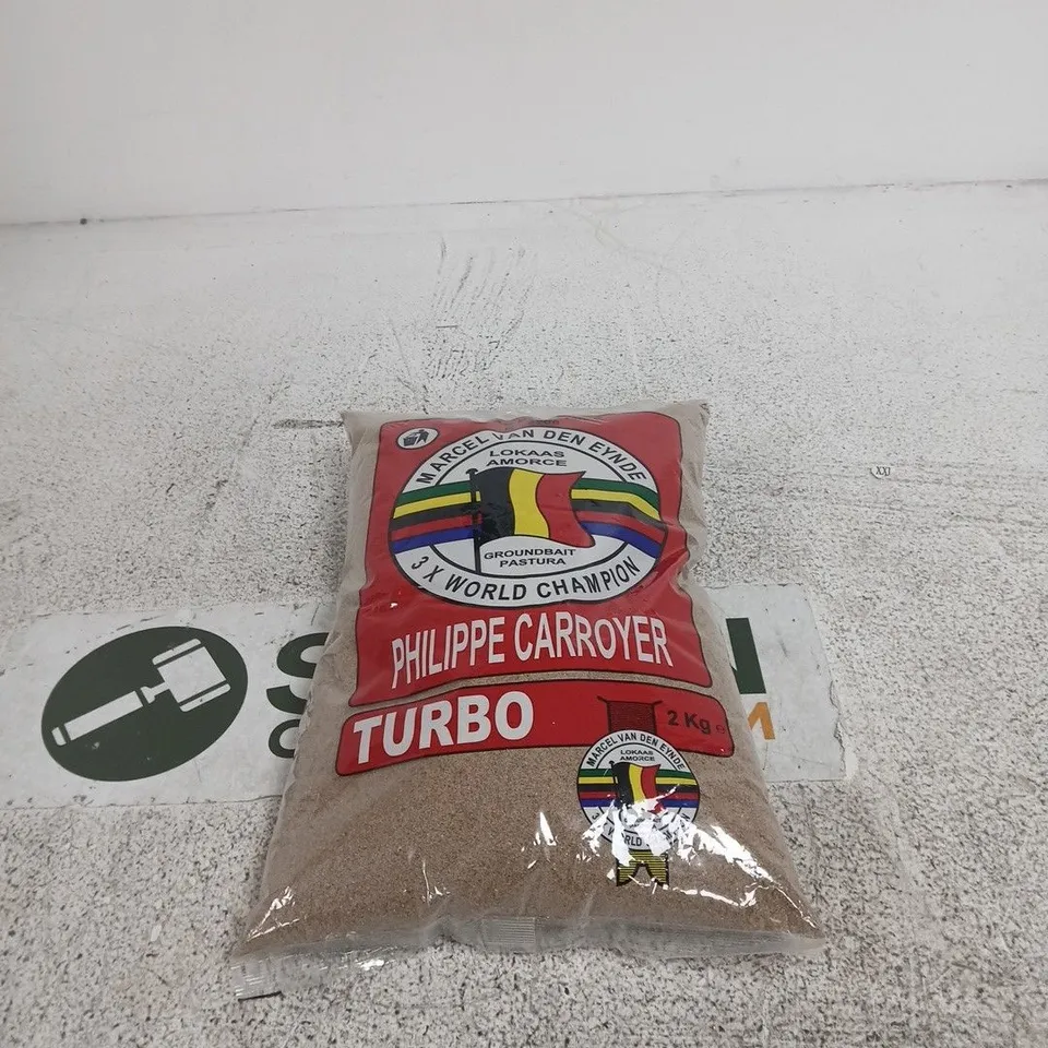 GROUNDBAIT MIX TURBO – 2 KG BAG (FISHING BAIT) MARCEL VAN DEN EYNDE 3 X WORLD CHAMPION