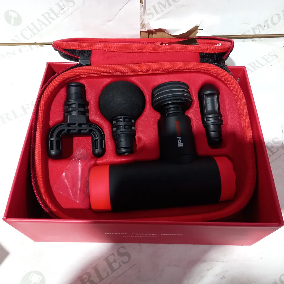 PULSEROLL PERCUSSION HANDHELD DEEP TISSUE MUSCLE MINI MASSAGE GUN 