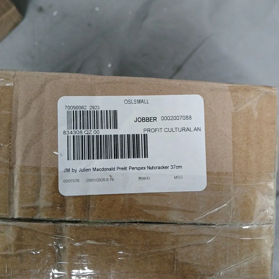 JM BY JULIEN MACDONALD PRELIT PERSPEX NUTCRACKER 37CM
