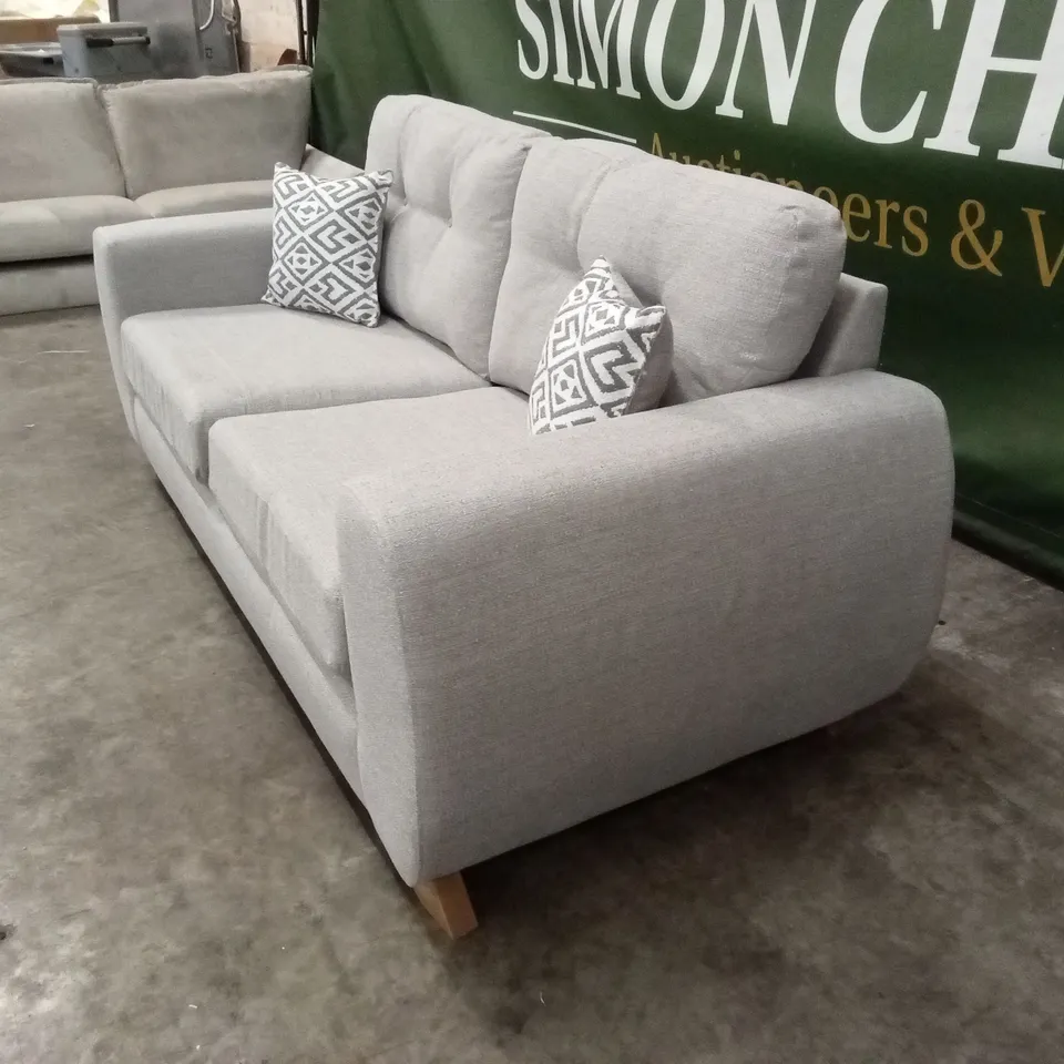 PRENT FABRIC 3 SEATER SOFA RRP £899