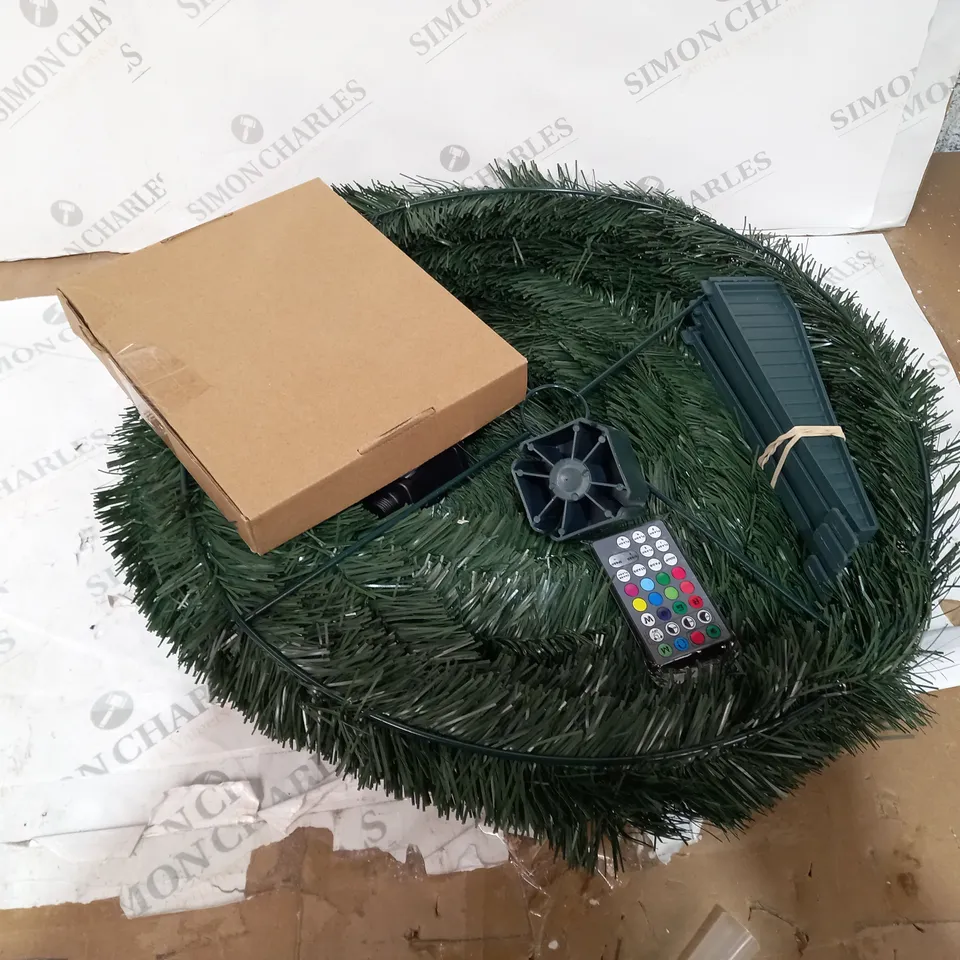 SANTA'S BEST INDOOR/OUTDOOR 12 FUNCTION TREE