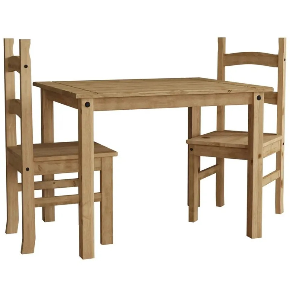 BOXED VIDA DESIGNS CORONA 2 SEATER DINING SET (1 BOX)