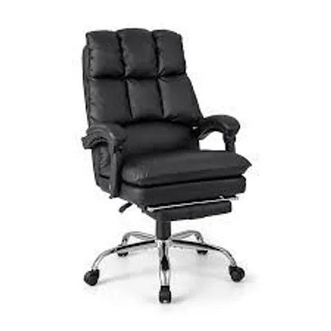 BOXED COSTWAY ERGONOMIC EXECUTIVE OFFICE CHAIR HIGH BACK RECLINING CHAIR RETRACTABLE FOOTREST