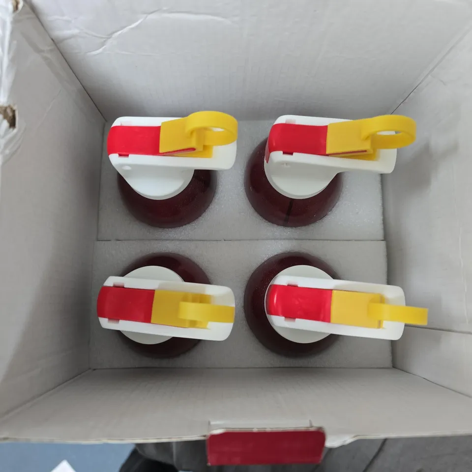 BOXED 4 PACK OF PLEMO FIRE SPRAY EXTINGUISHERS 