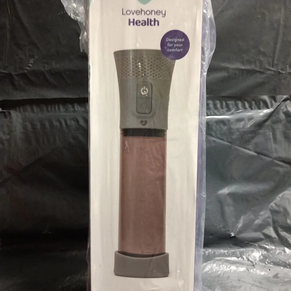 BOXED LOVEHONEY HEALTH AUTOMATIC SUCTION RECHARGEABLE PENIS PUMP