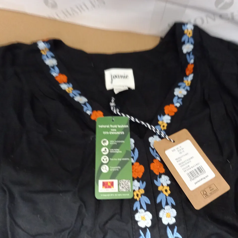 JOANIE PODIE BLACK DRESS - UK 16