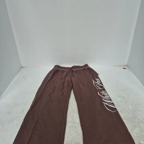 WHITE FOX BROWN JOGGERS – SIZE M (MEDIUM)