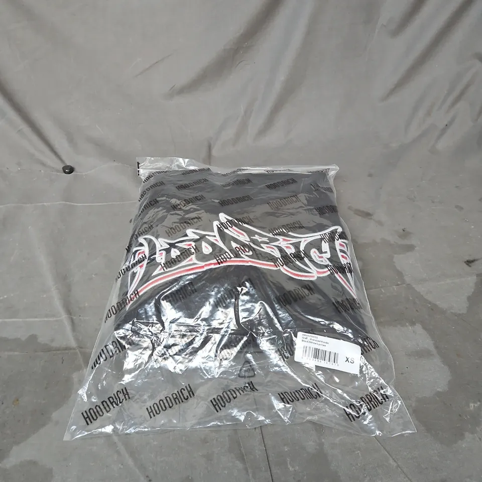 HOODRICH GRAFF OVERSIZE HOODIE BLACK/WHITE/LYCHEE XS BAGGED