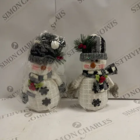 SET OF 2 SNOWMEN ROOM LIGHTS