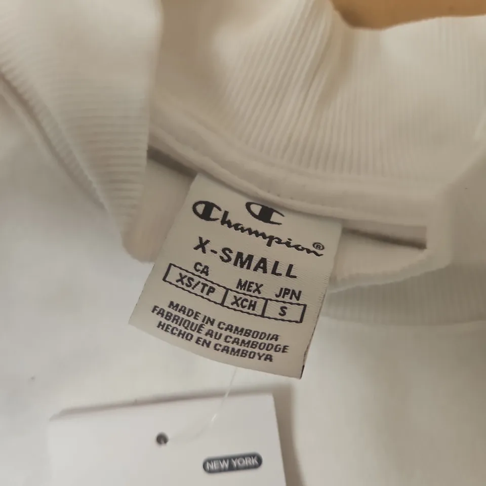 CHAMPION JUMPER IN WHITE - XS