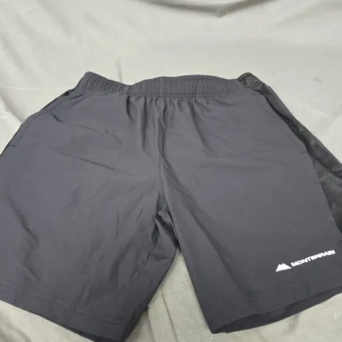 MONTERRAIN BLACK SHORTS SIZE M