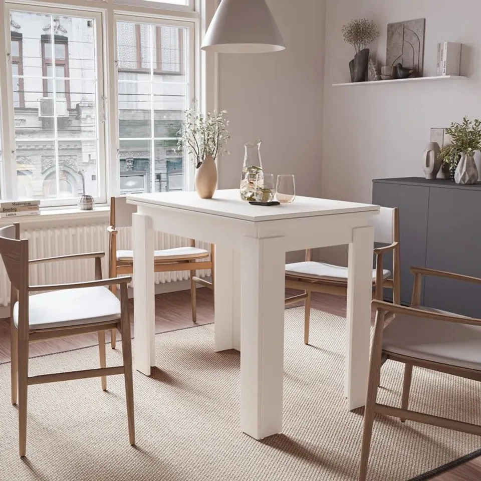 BOXED EXTENDABLE DINING TABLE FAMILY 90-120 GOLD CRAFT OAK 