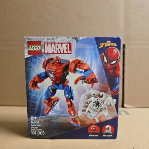 LEGO MARVEL SPIDER-MAN MECH VS ANTI-VENOM 76308 – 107 PIECES, BOXED