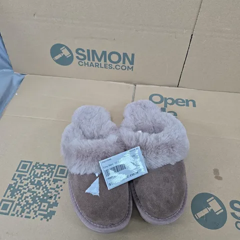 EMU AUSTRALIA NEST JOLIE SHEEPSKIN SLIPPERS – DEEP PLUM, WOMEN’S UK 5