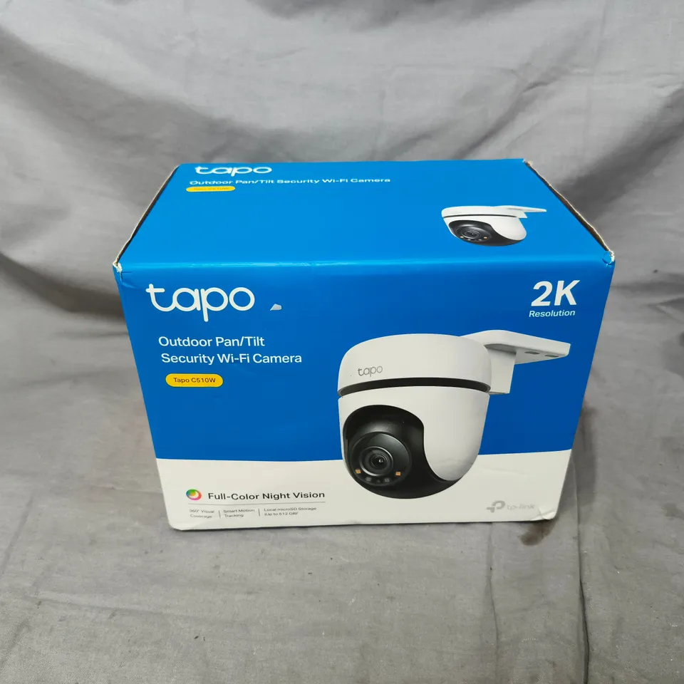 TP-LINK TAPO C510W OUTDOOR PAN/TILT SECURITY WI‑FI CAMERA – BOXED