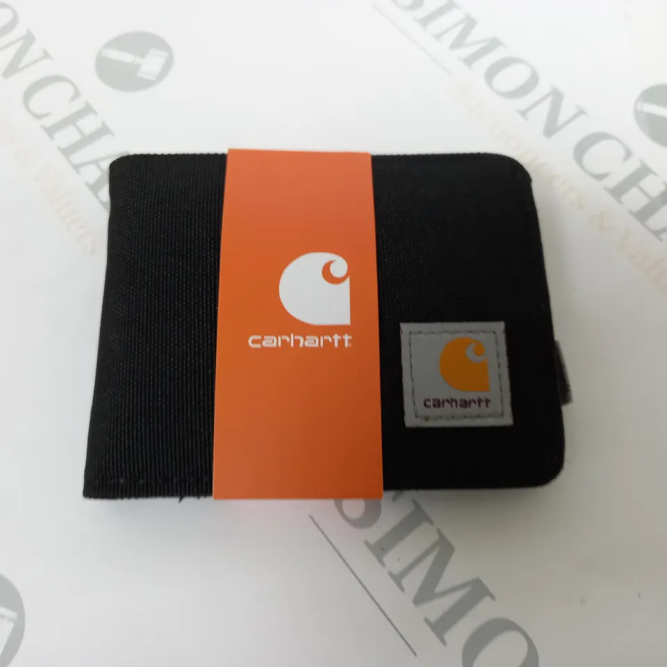 CARHARTT BLACK FABRIC WALLET