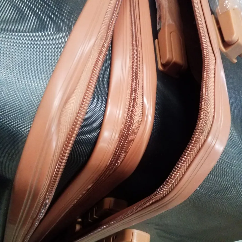 LUGG 3PC TRAVEL LUGGAGE SET 28" - BLACK/BROWN