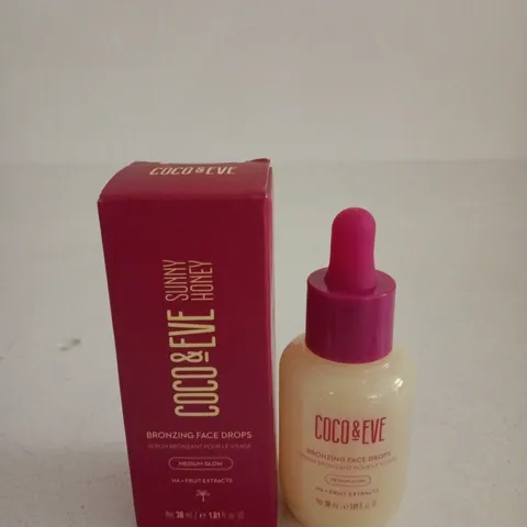 COCO & EVE BRONZING FACE DROPS β MEDIUM GLOW - 30ML