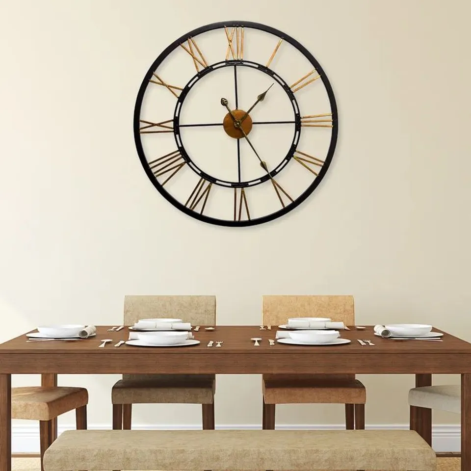 BOXED MEYER METAL WALL MOUNTED CLOCK