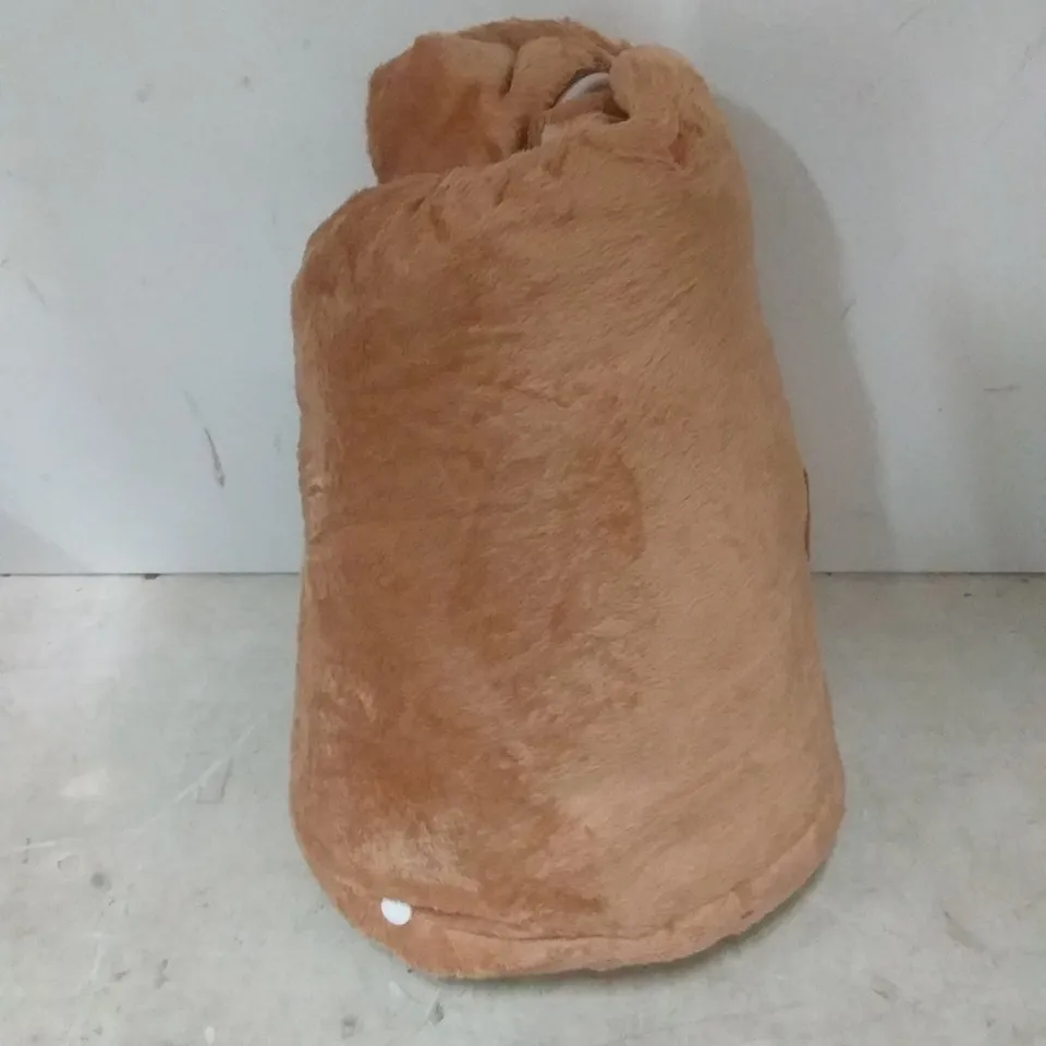 BOXED SUPER POLAR FLEECE HEATED BLANKET ( NATURAL ) 