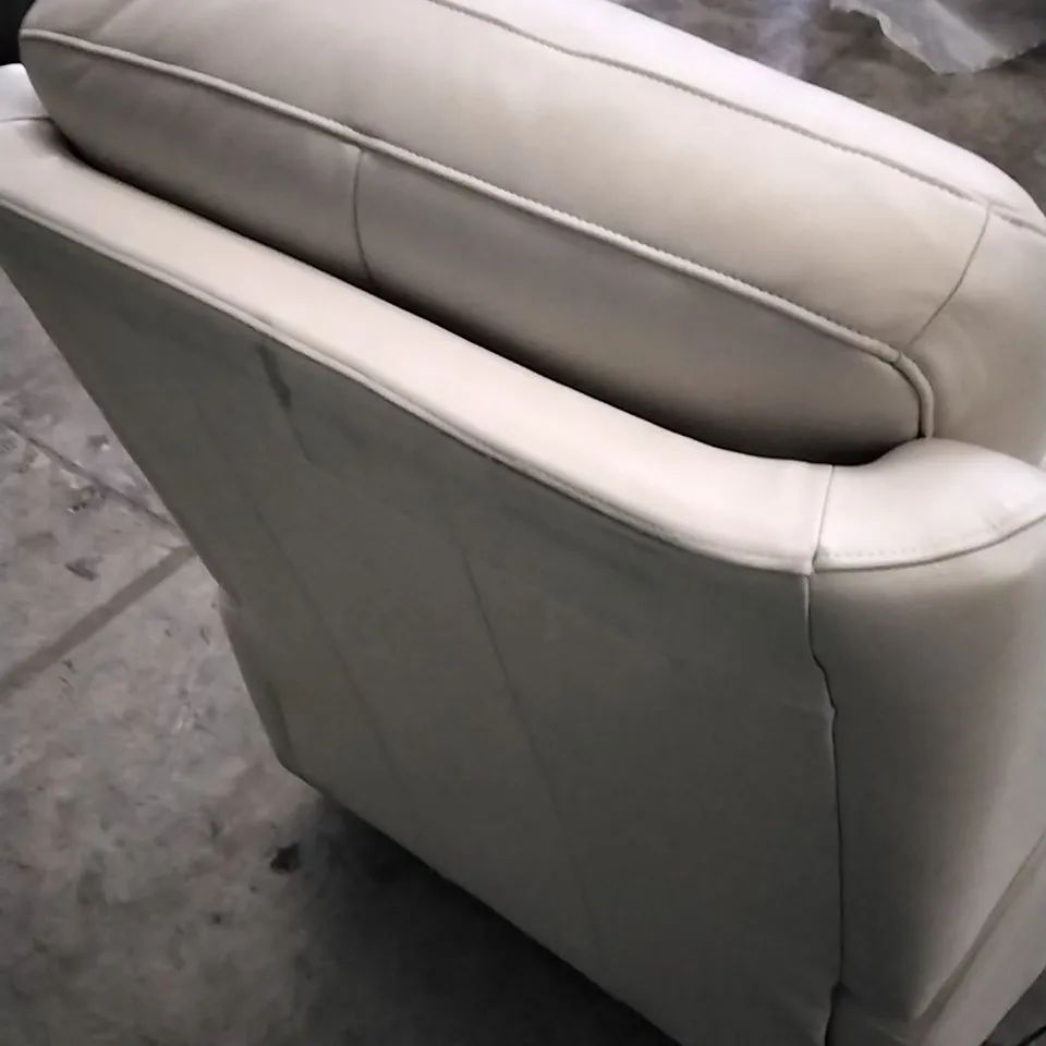 QUALITY BRITISH DESIGNED & MANUFACTURED G PLAN KINGSBURY POWER RECLINER ARMCHAIR CAPRI STONE LEATHER