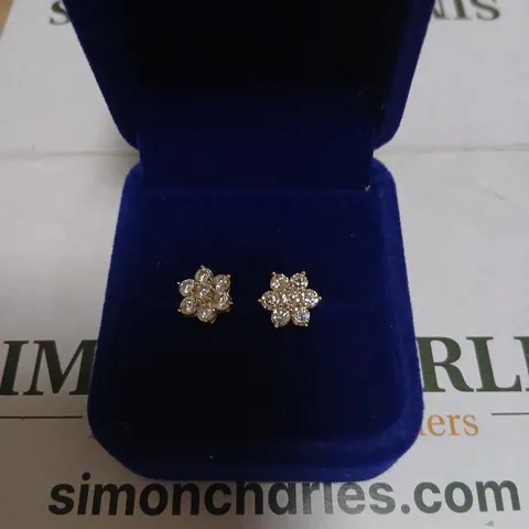 DIAMONIQUE 1CT TW EARRINGS