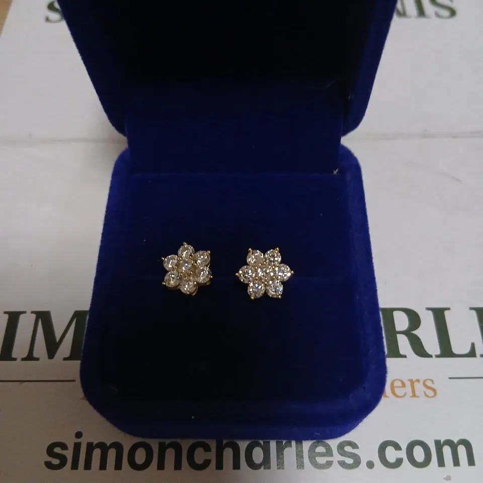 DIAMONIQUE 1CT TW EARRINGS