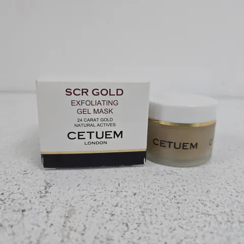 BOXED CETUEM SCR GOLD EXFOLIATING GEL MASK (50ML)