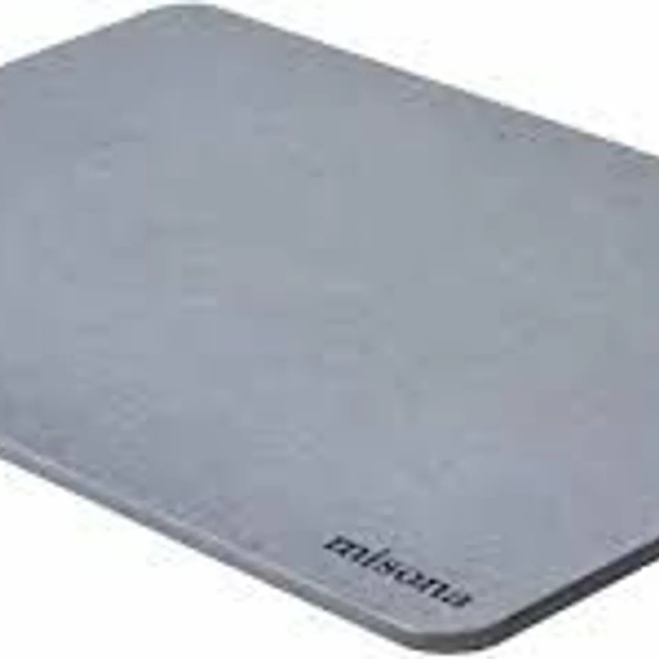 BOXED MISONA DIATOMITE STONE BATH MAT - GREY (1 BOX)