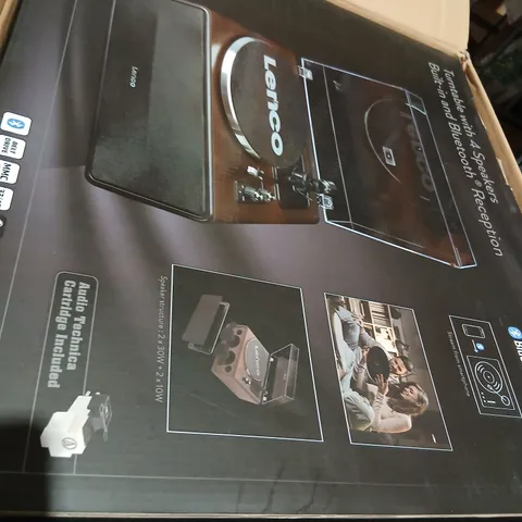 BOXED LENCO LS-470WA TURNTABLE