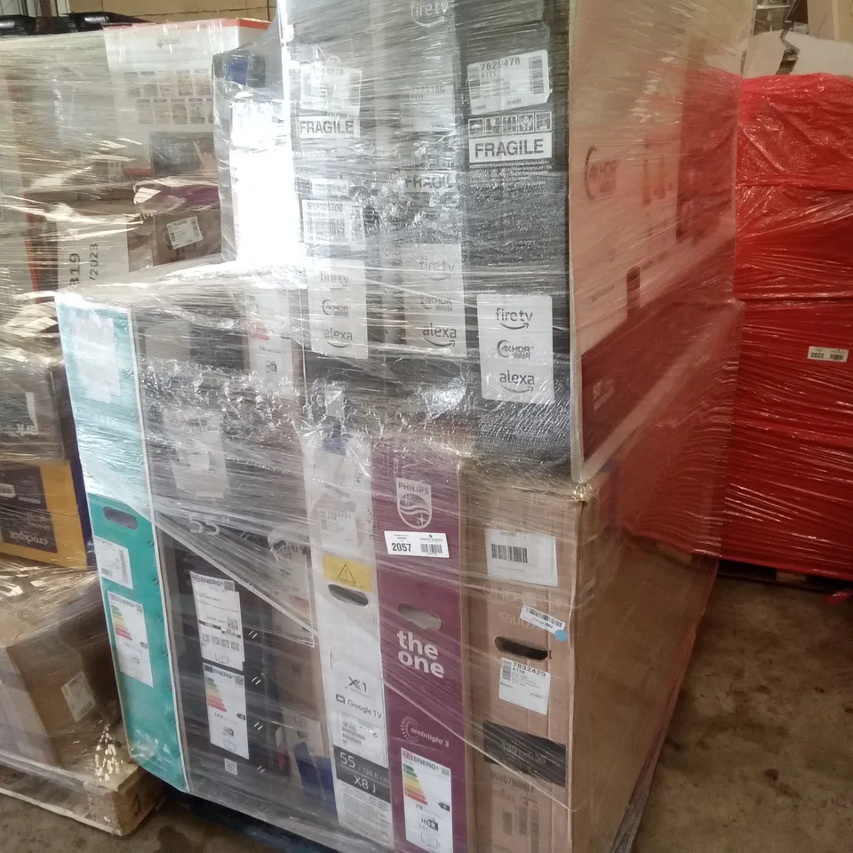 PALLET OF APPROXIMATELY 31 ASSORTED TELEVISIONS INCLUDING: