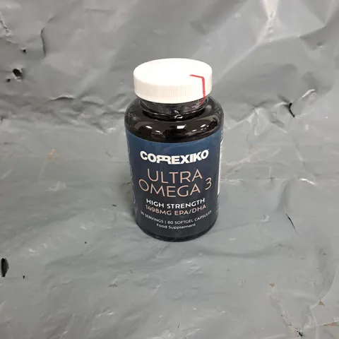 SEALED CORREXIKO ULTRA OMEGA 3 HIGH STRENGTH CAPSULES - 60 SOFTGELS 