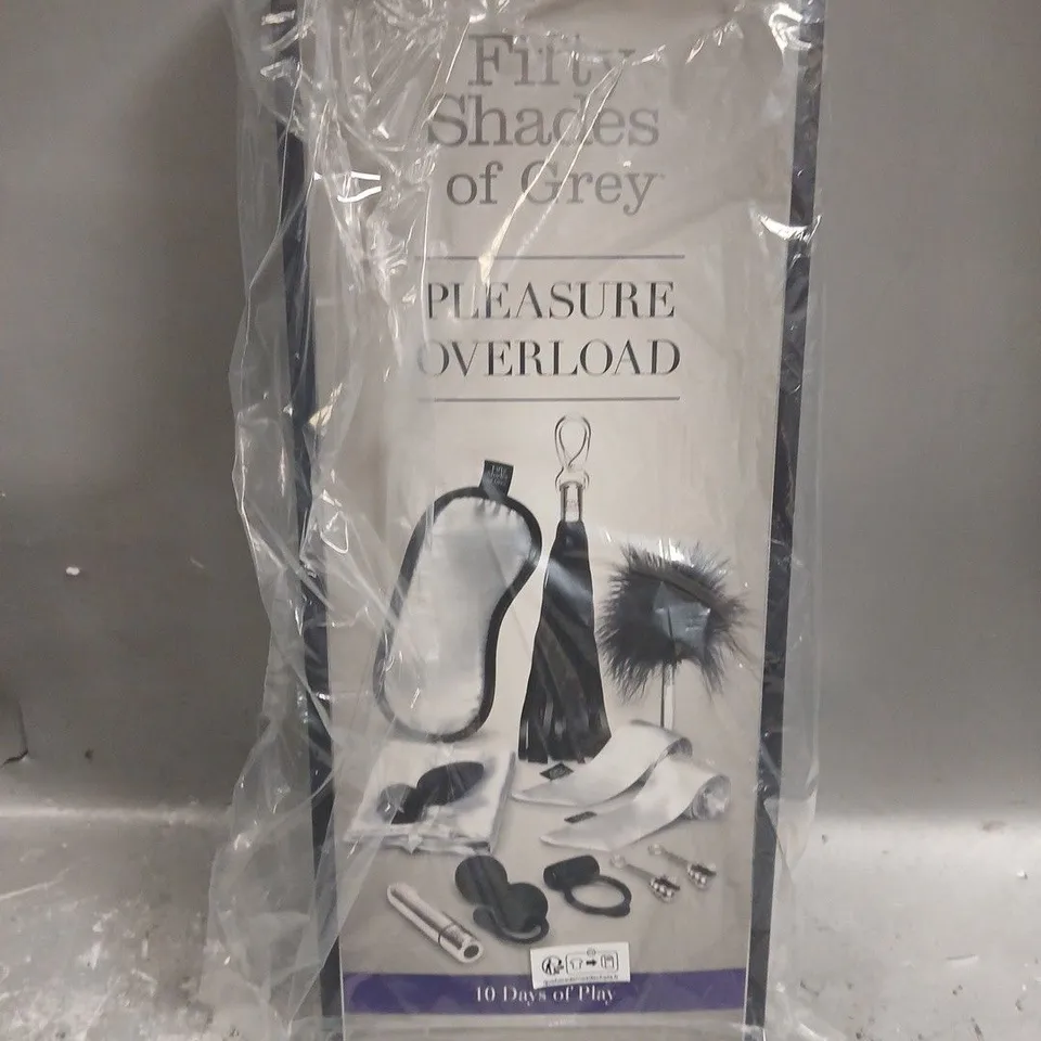 BOXED FIFTY SHADES OF GREY PLEASURE OVERLOAD 10 DAYS OF PLAY