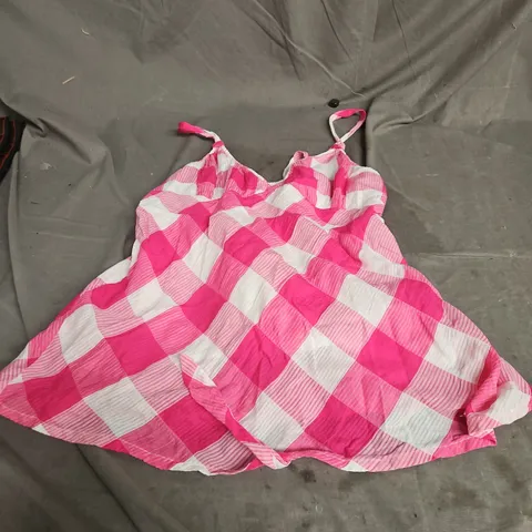 BANANA MOON CAMI TOP IN PINK/WHITE SIZE 14