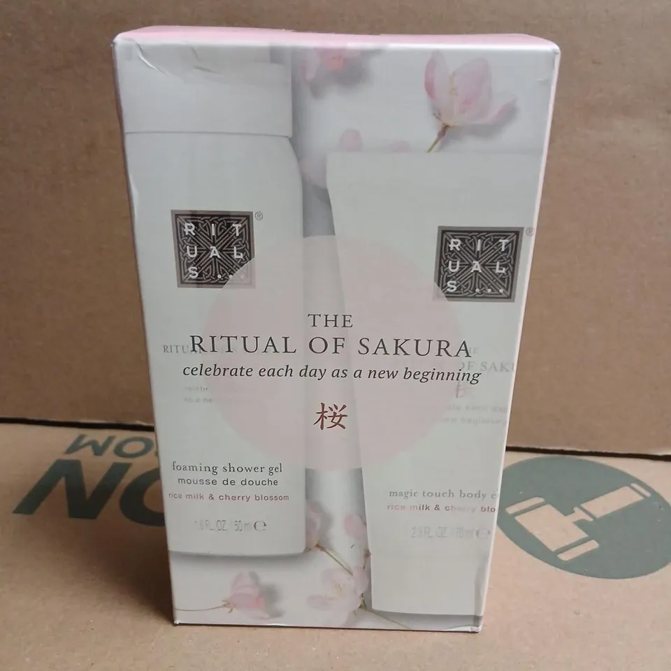 RITUALS THE RITUAL OF SAKURA FOAMING SHOWER GEL & MAGIC TOUCH BODY CREAM GIFT SET