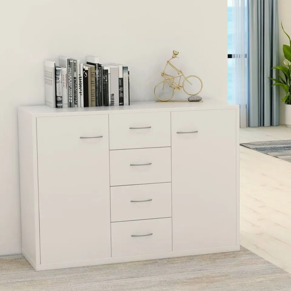 BORDT 88CM WIDE 4 DRAWER SIDEBOARD 