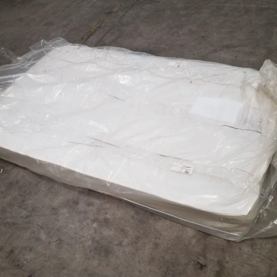 BAGGED QUALITY DUNELM ROLLED OPEN COIL 120CM SMALL DOUBLE MATTRESS 