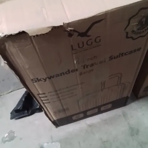 BOXED LUGG 20INCH SKYWANDER TRAVEL SUITCASE BEIGE
