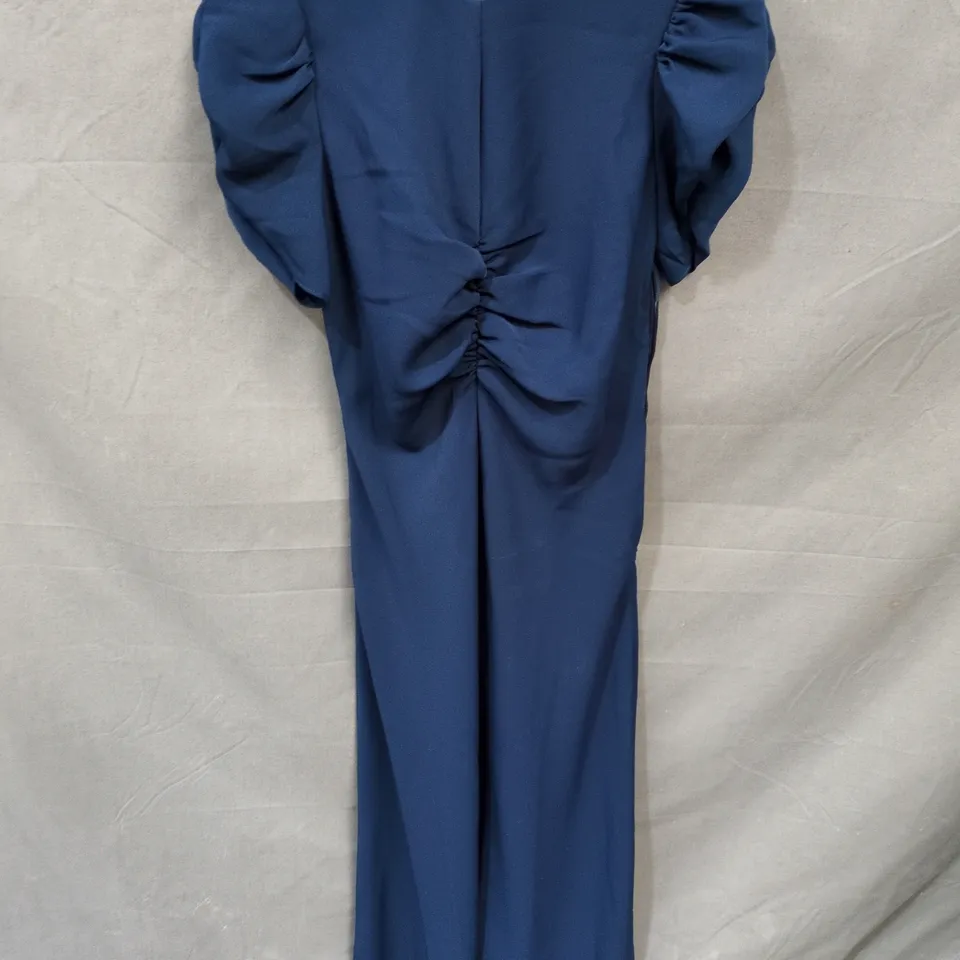 NOBODY'S CHILD LADIES NAOMI MIDI DRESS BLUE SIZE 6