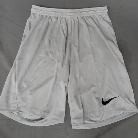NIKE DRI-FIT SLIM FIT SHORTS IN GREY SIZE SMALL