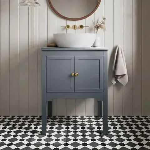 BOXED VAYDA SINGLE VANITY UNIT (1 BOX)