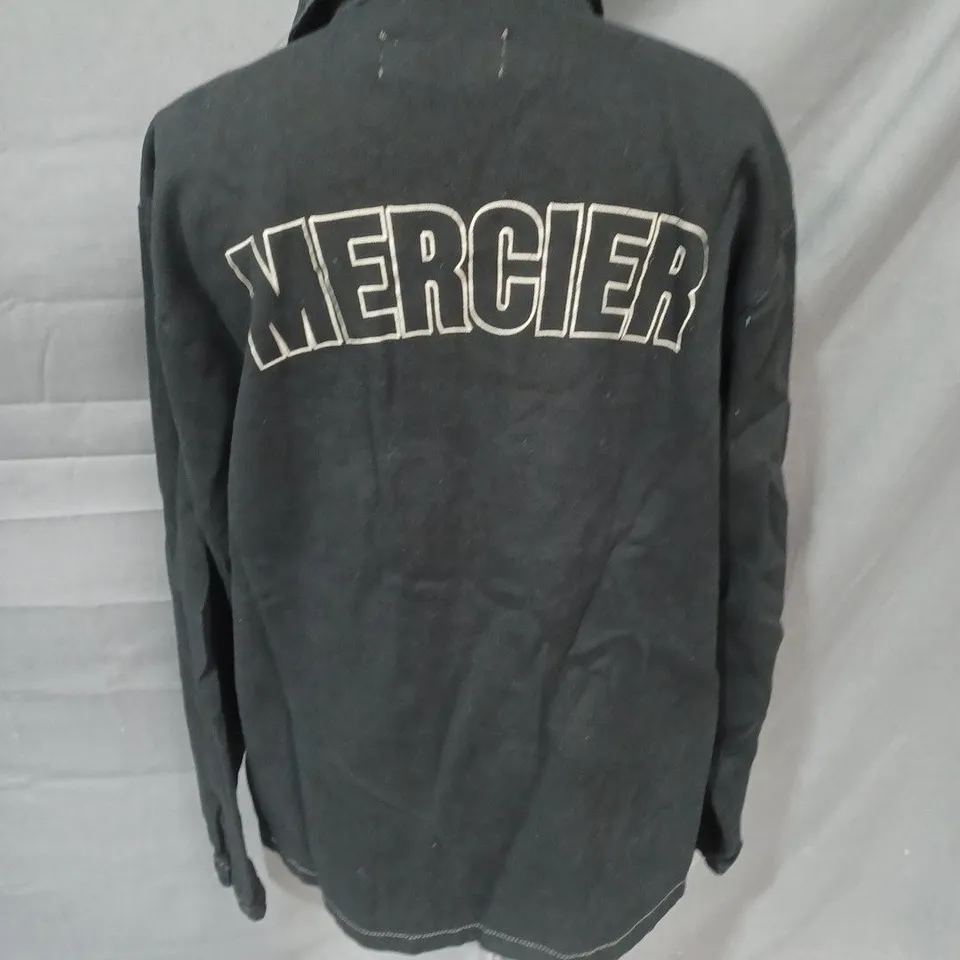 MERCIER BLACK DENIM JACKET - L