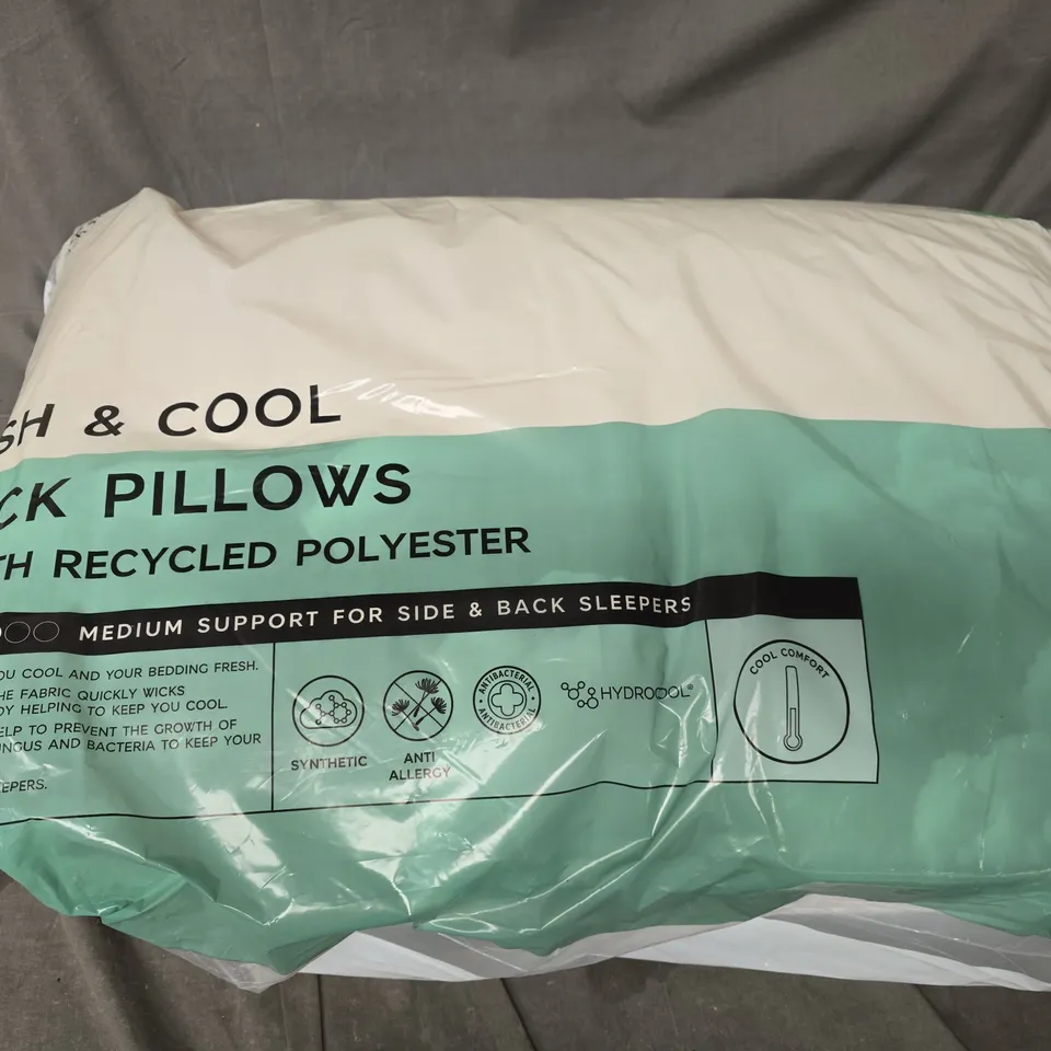 M&S HOME FRESH & COOL 2 PACK PILLOWS