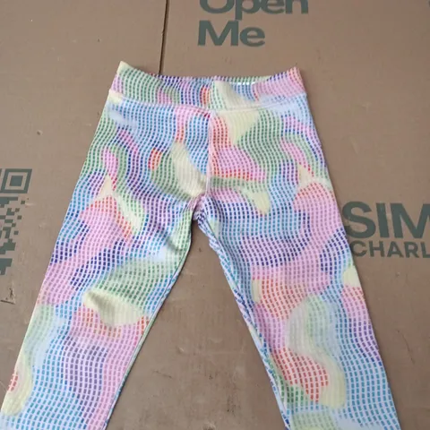 NEXT KIDS' LEGGINGS - MULTICOLOURED PRINT, UK 8 (8 YRS)