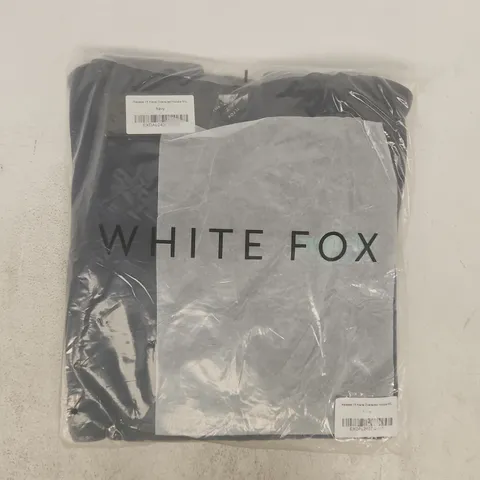 BAGGED WHITE FOX RELEASE 15 KIANA OVERSIZED HOODIE IN NAVY SIZE M/L
