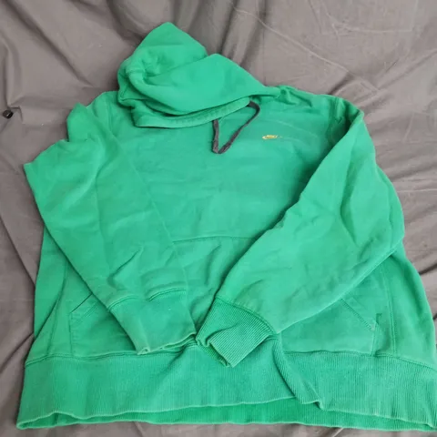 NIKE EMBROIDERED HOODIE IN GREEN SIZE XL