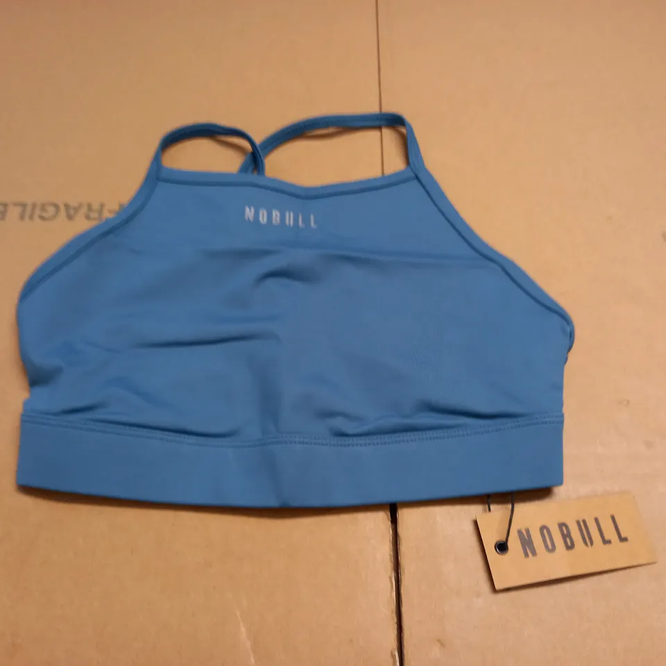 NO BULL BLUE SPORTS BRA - M