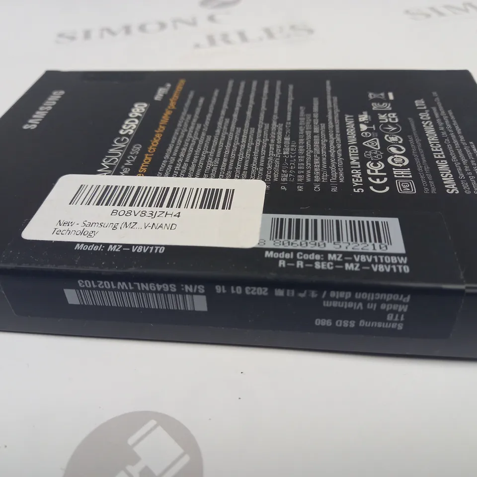 SEALED SAMSUNG SSD 980 NVME M.2 SSED - 1TB
